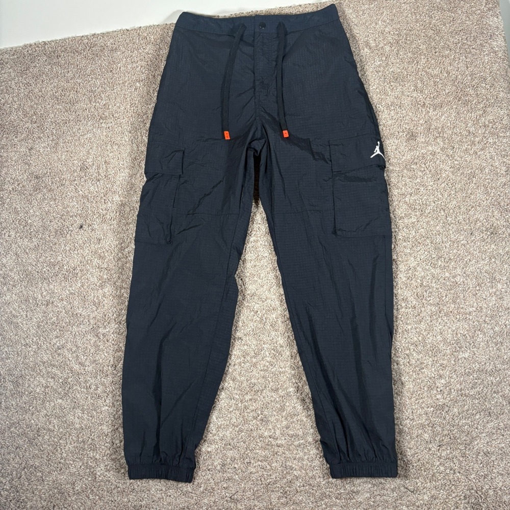 Jordan Flight MVP Mens Black Nylon Woven Cargo Pants XL DV7581-010